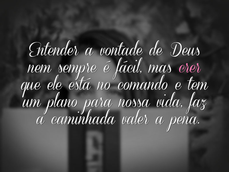 Não deixe o mundo te separar do amor de Deus - Mais Mensagens